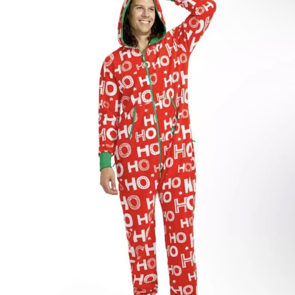 Festive Red HO HO HO Onesie